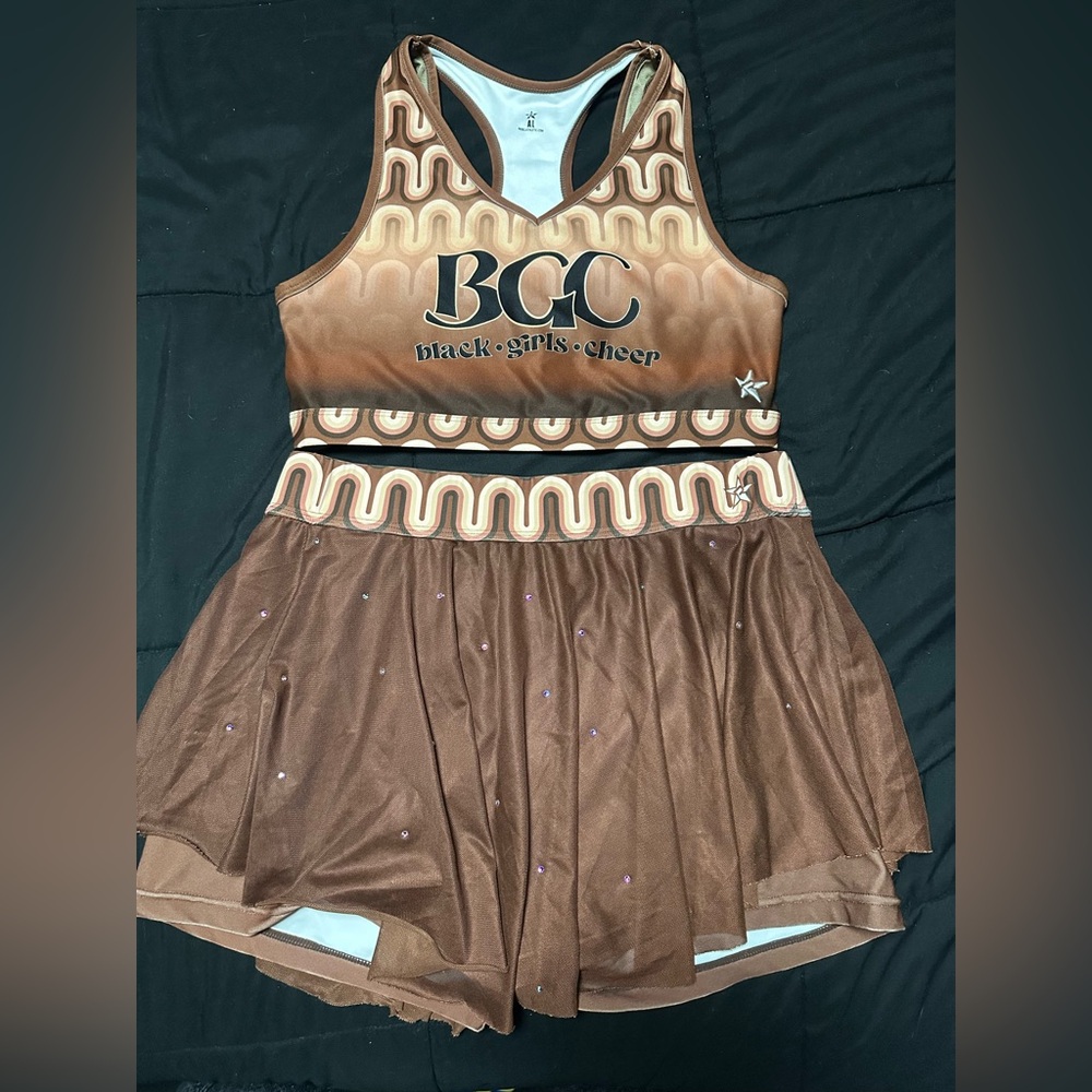 Rebel Athletic Black Girls Cheer Set